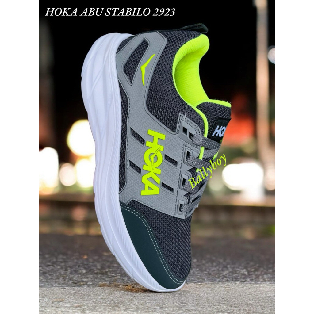 Sepatu Hoka Hitam Pria Wanita Sepatu Sneaker Hoka Desain Kekinian Banyak Variasi Warna [2]