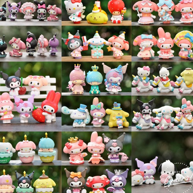 Mainan Hello Kitty Kuromi Cinnamoroll Sanrio  Figure Sanrio Character