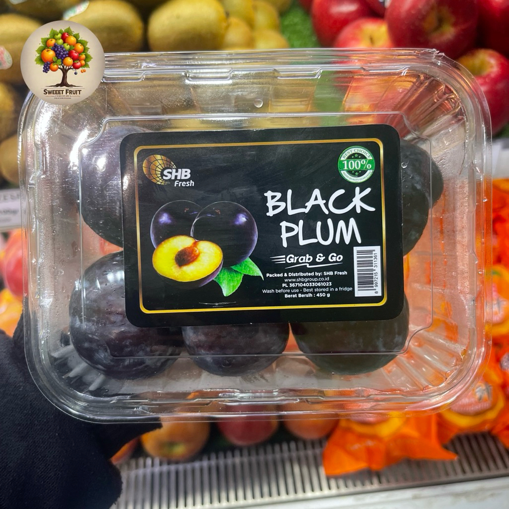 

Plum Black SHB Fresh | Plum Black Import 450gram | Pack