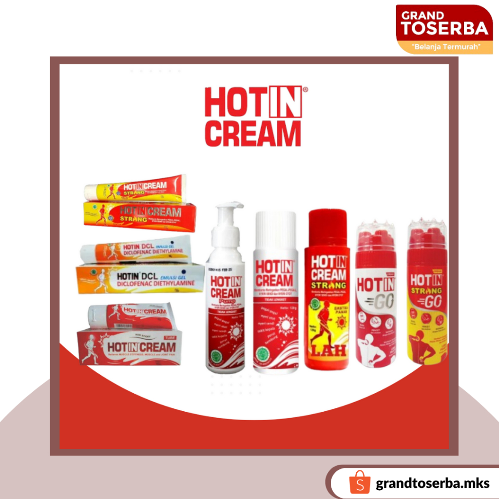 

HOT IN CREAM ORIGINAL, STRONG, DCL, GO