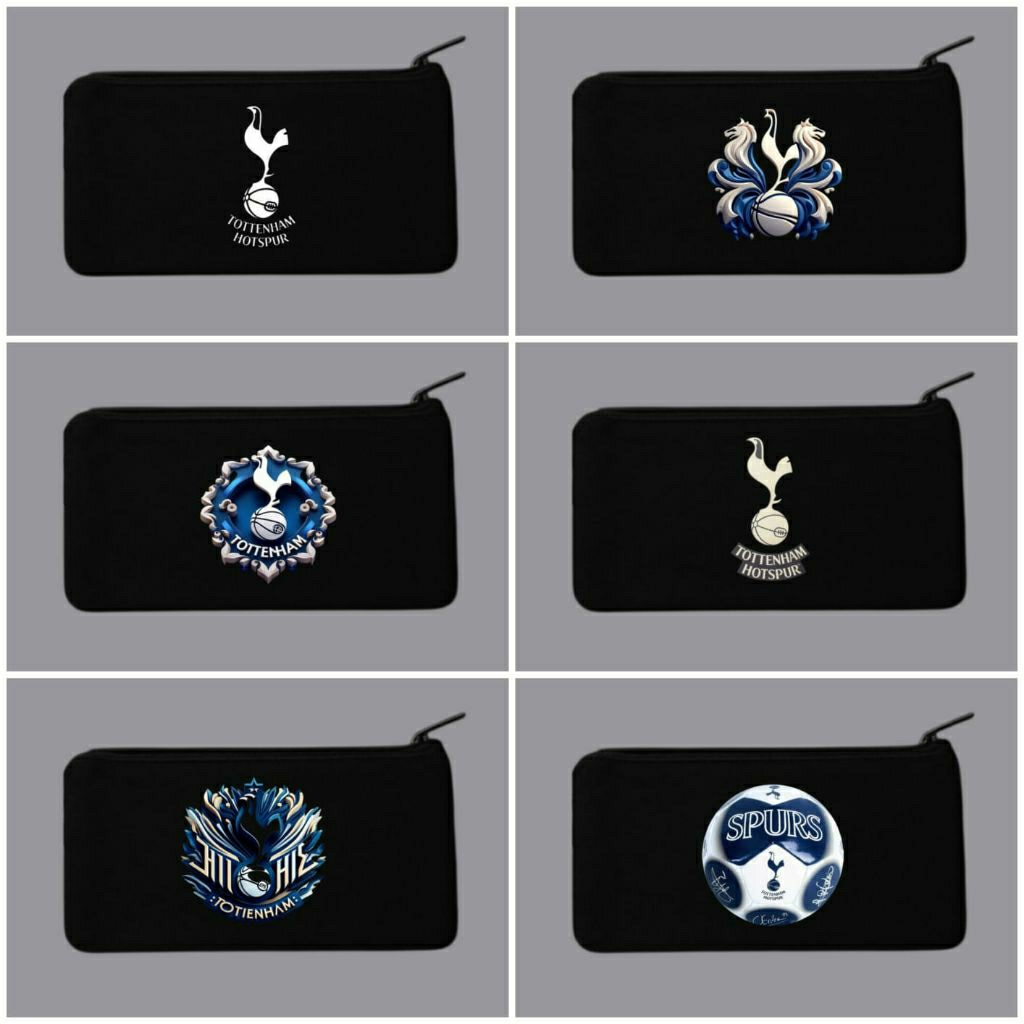 

Tempat pensil logo bola/Tempat pensil bola tottenham hotspur/Tempat alat tulis/Tempat kosmetik/Tempat hp/Tempat kartu/Tepak kanvas