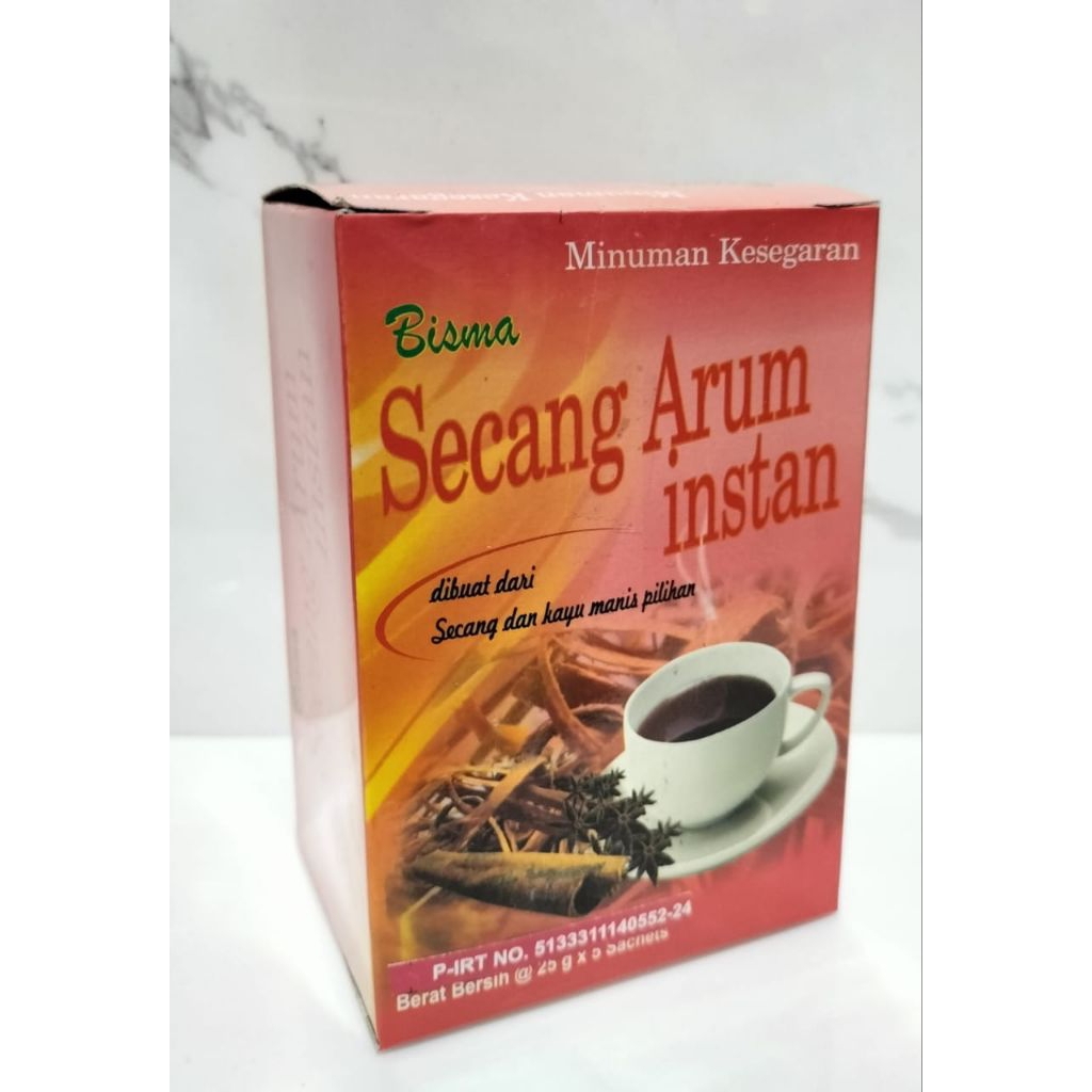 

Minuman Herbal - Secang Arum Instan kemasan pack isi 5 sachet @25 gram.