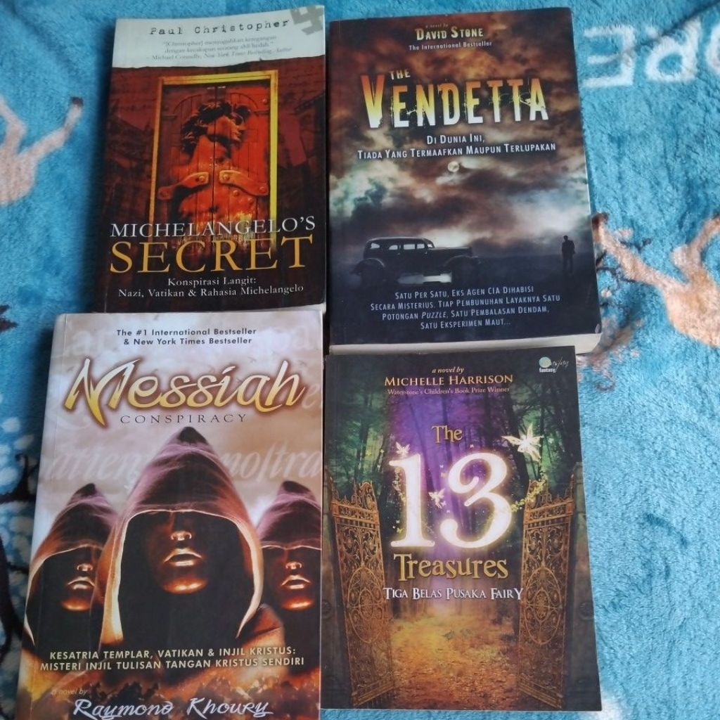 NOVEL SUSPENSE THRILLER By DAVID STONE, RAYMOND KHOURY,  PAUL CHRISTOPHER, MICHELLE HARRISON, MO HAY