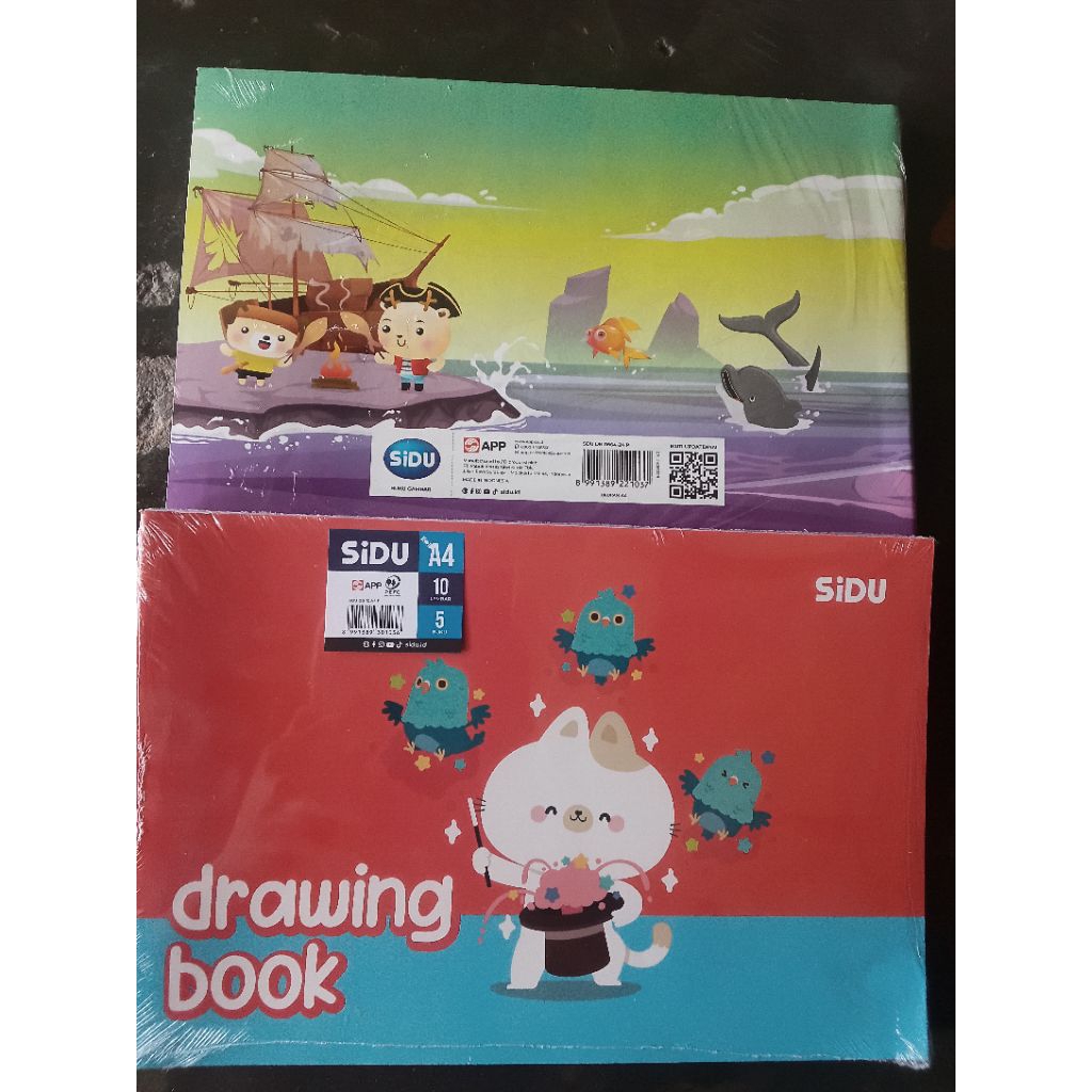 

1 Pack isi 5 Buku Gambar Sinar Dunia Ukuran A4