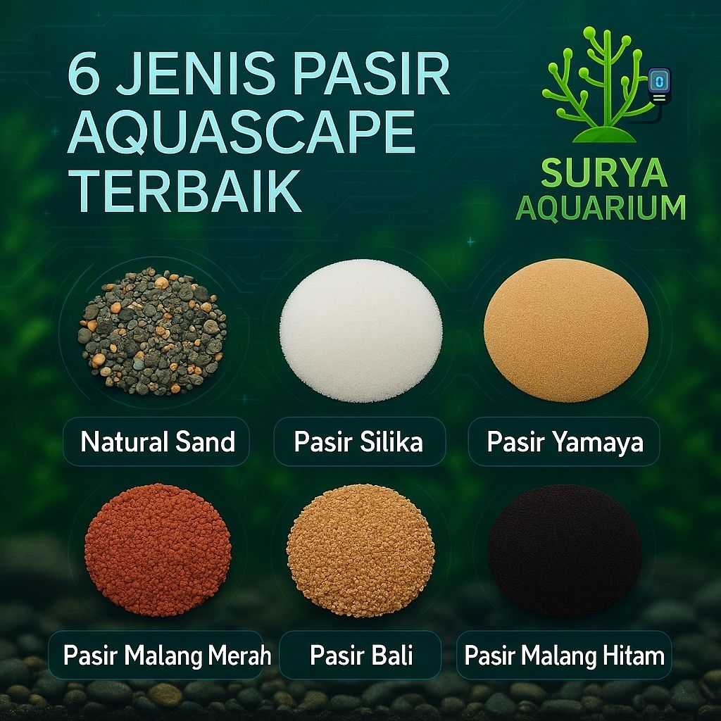 Pasir Aquarium Aquascape | Pasir Dekorasi Aquarium | Pasir Aquascape | Pasir Malang | Pasir Bali | P