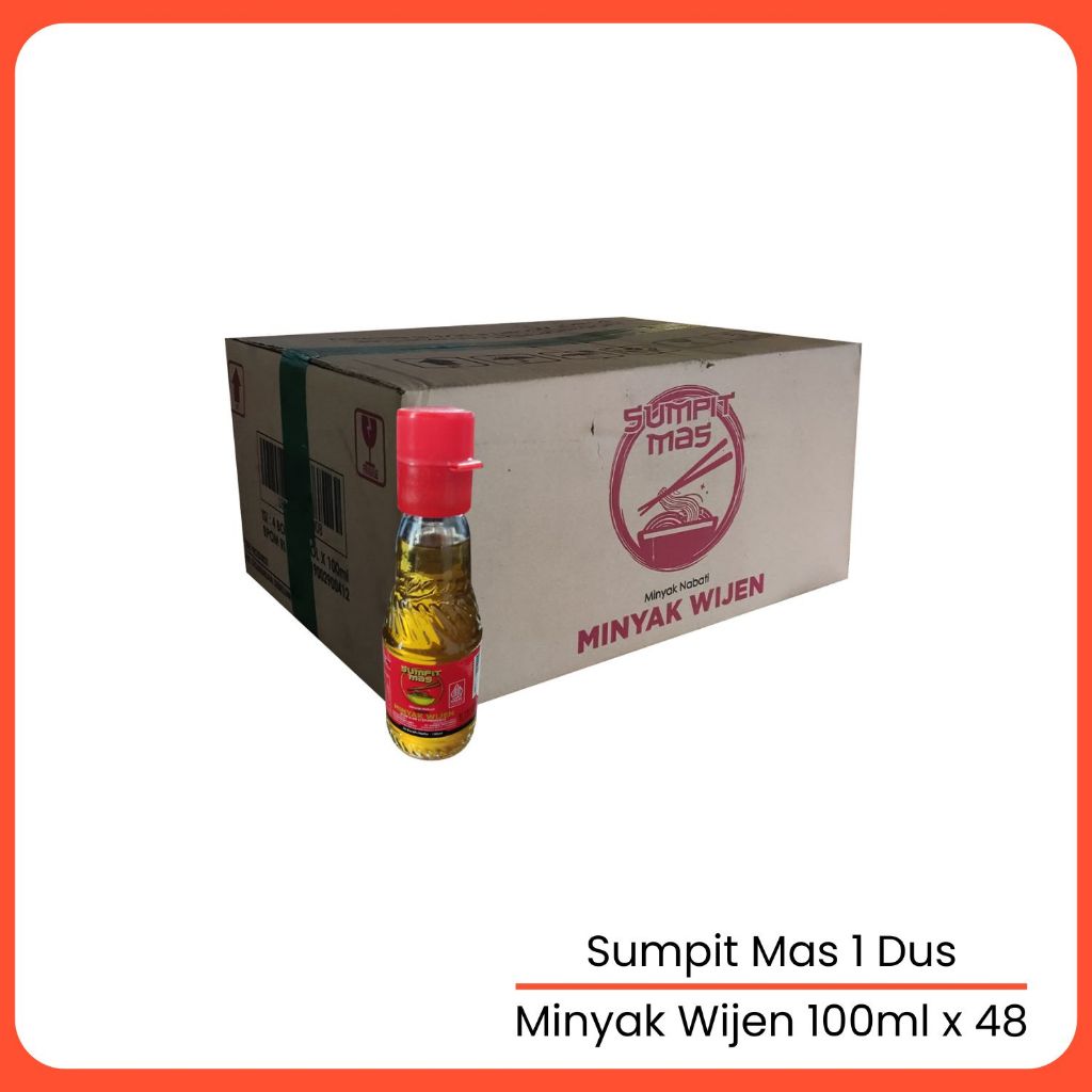 

Minyak Wijen Nabati Sumpit Mas 1 Dus Karton 100ml x 48