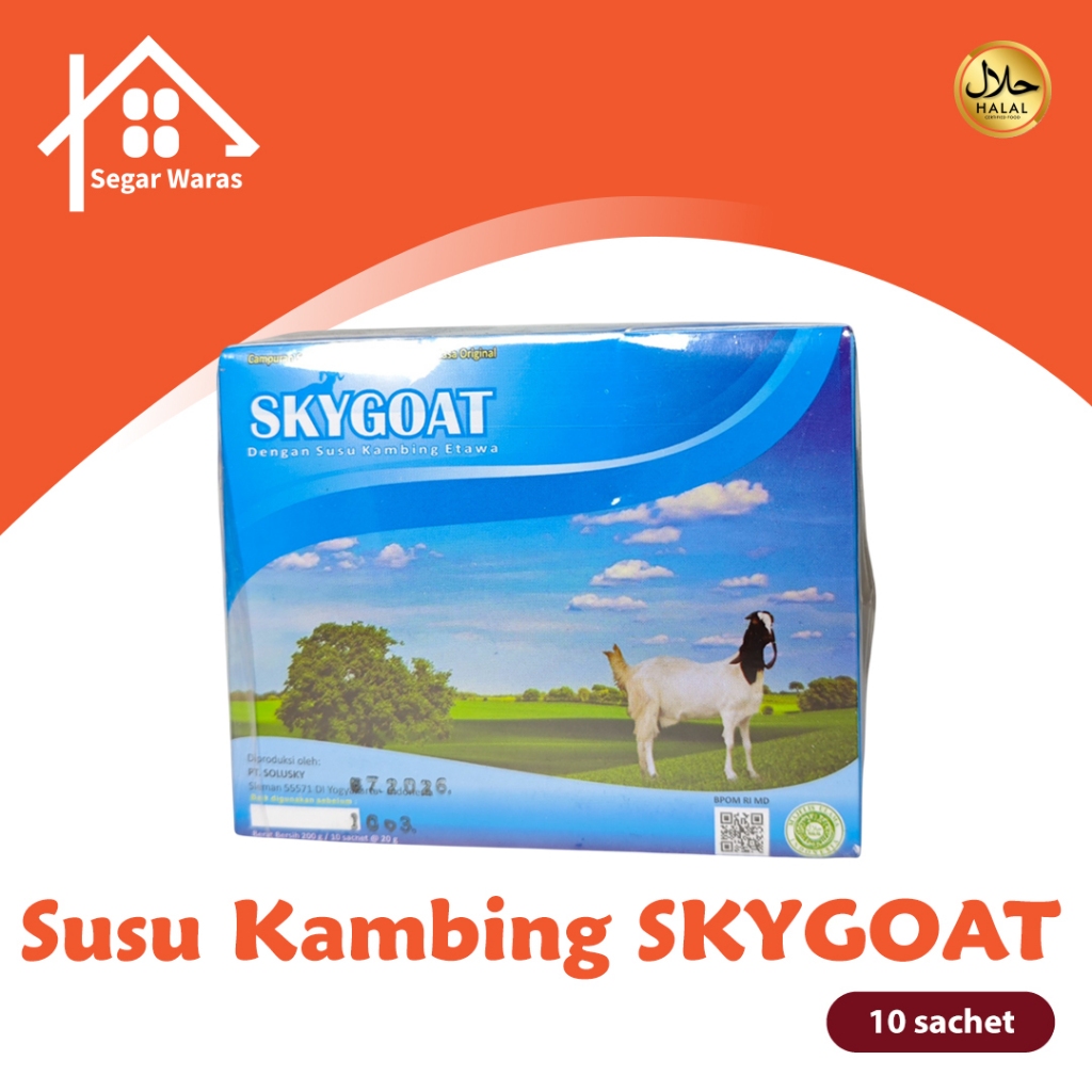 

Susu Kambing Skygoat | Skygoat Original Full Cream | Susu Kambing Etawa Bubuk Perbox