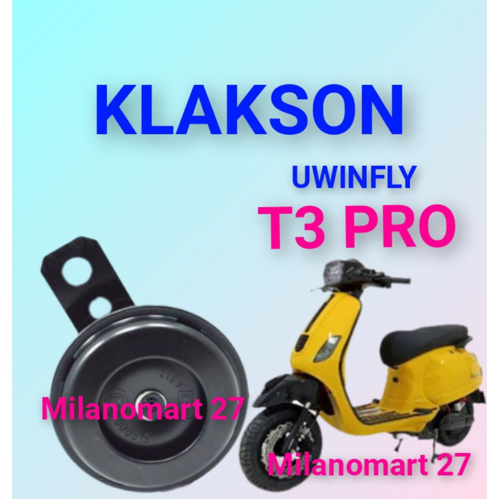 klakson uwinfly t3 pro klakson motor listrik uwinfly T3 PRO