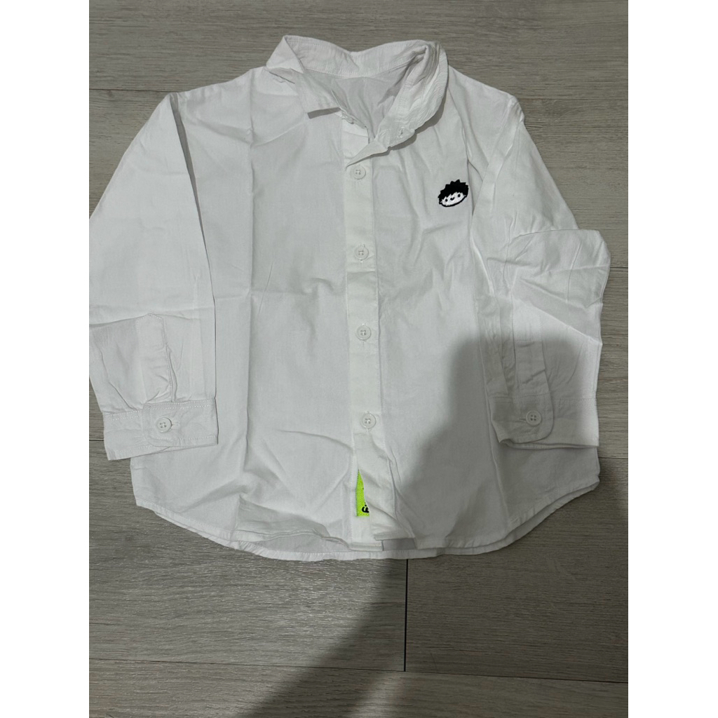 Kemeja Putih Anak Lengan Panjang