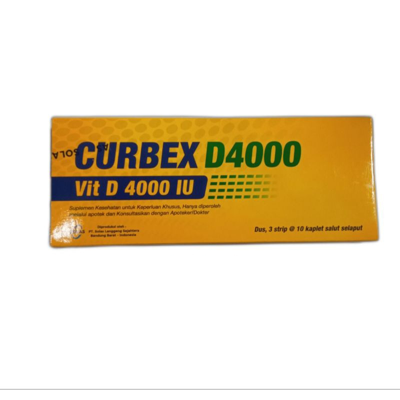 Curbex D4000 Vitamin D3 4000 IU