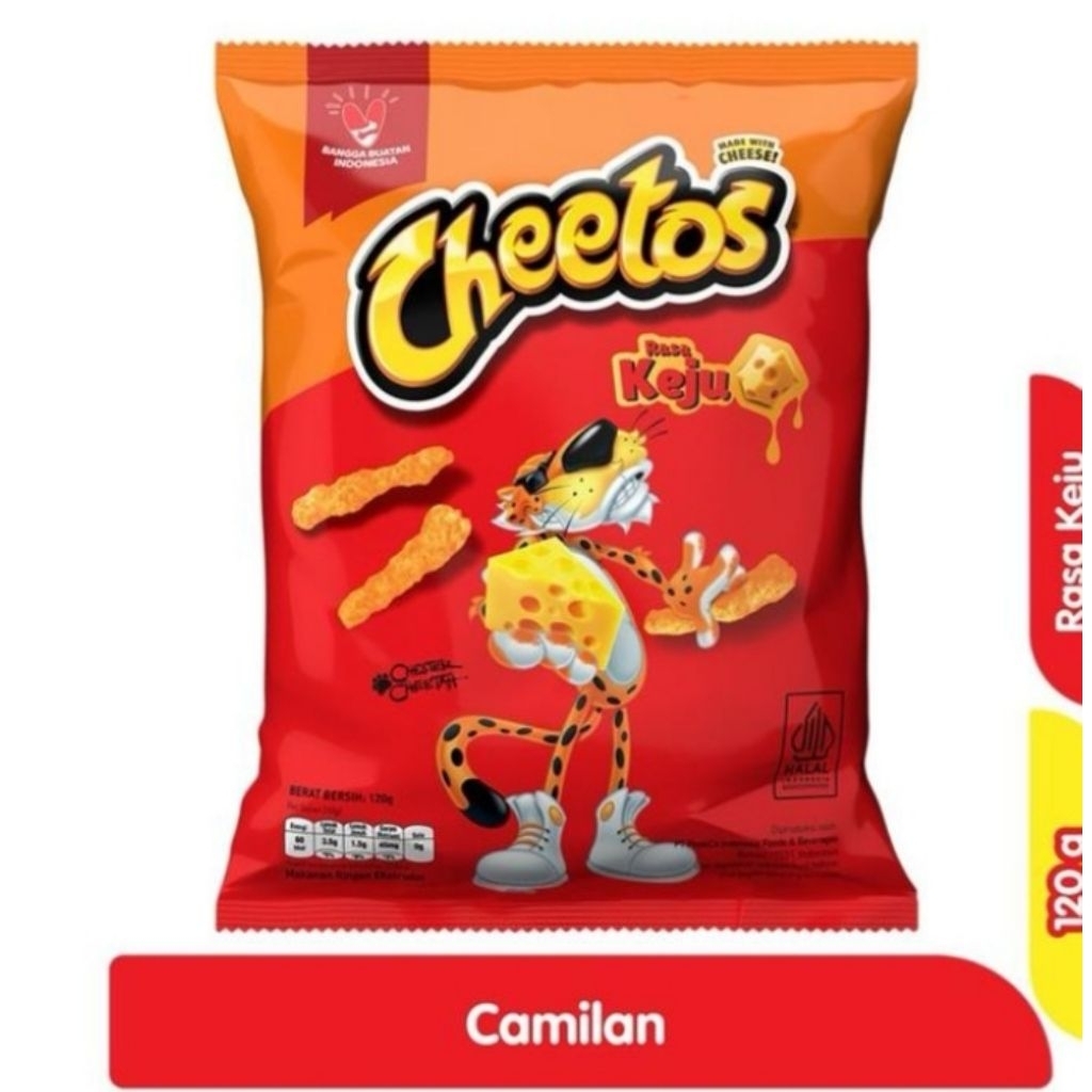 

Cheetos Jagung Keju dan Bakar keju 120 gram