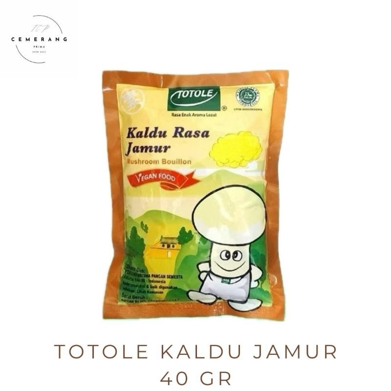 

Kaldu Jamur 80gr dan 40 gr Totole Vegetarian Kemasan Baru Asli 100% Original