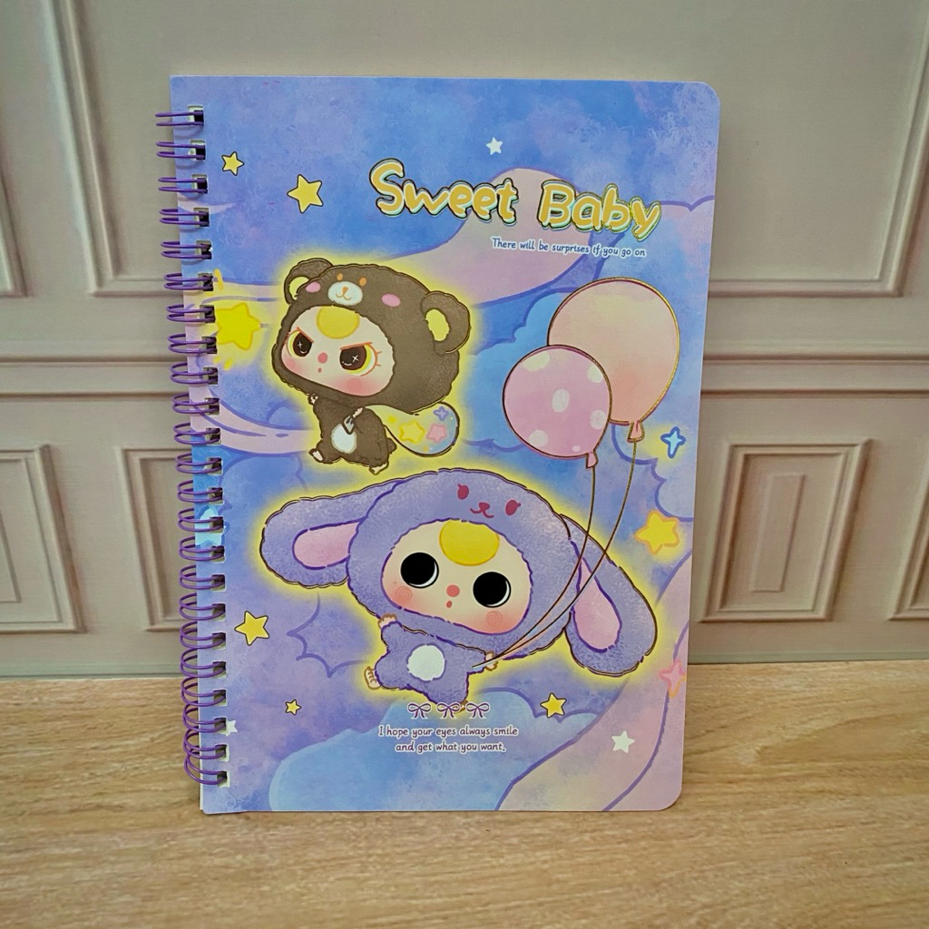 

[COD] Notebook Spiral A5 motif Baby Three