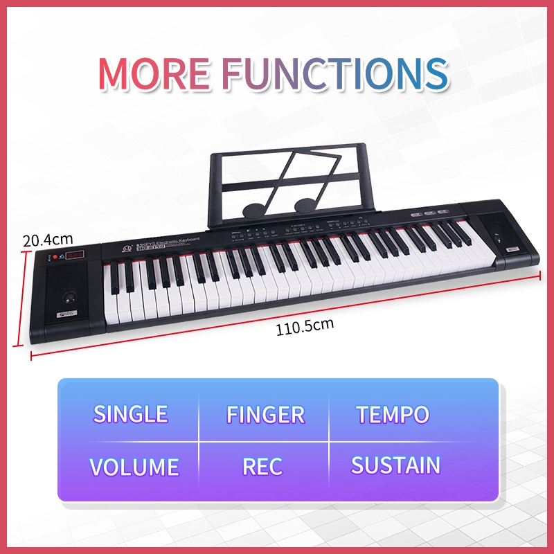 PIANO 61KEYS PIANO ELEKTRONIK PEMULA PIANO MAINAN ANAK-ANAK SMART PIANO/PIANO ELEKTRONIK UNTUK PEMUL