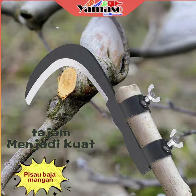 Haruna Sabit untuk memotong pohon, memotong dahan, pisau pemotong, pisau sawit, pisau penyiangan dan