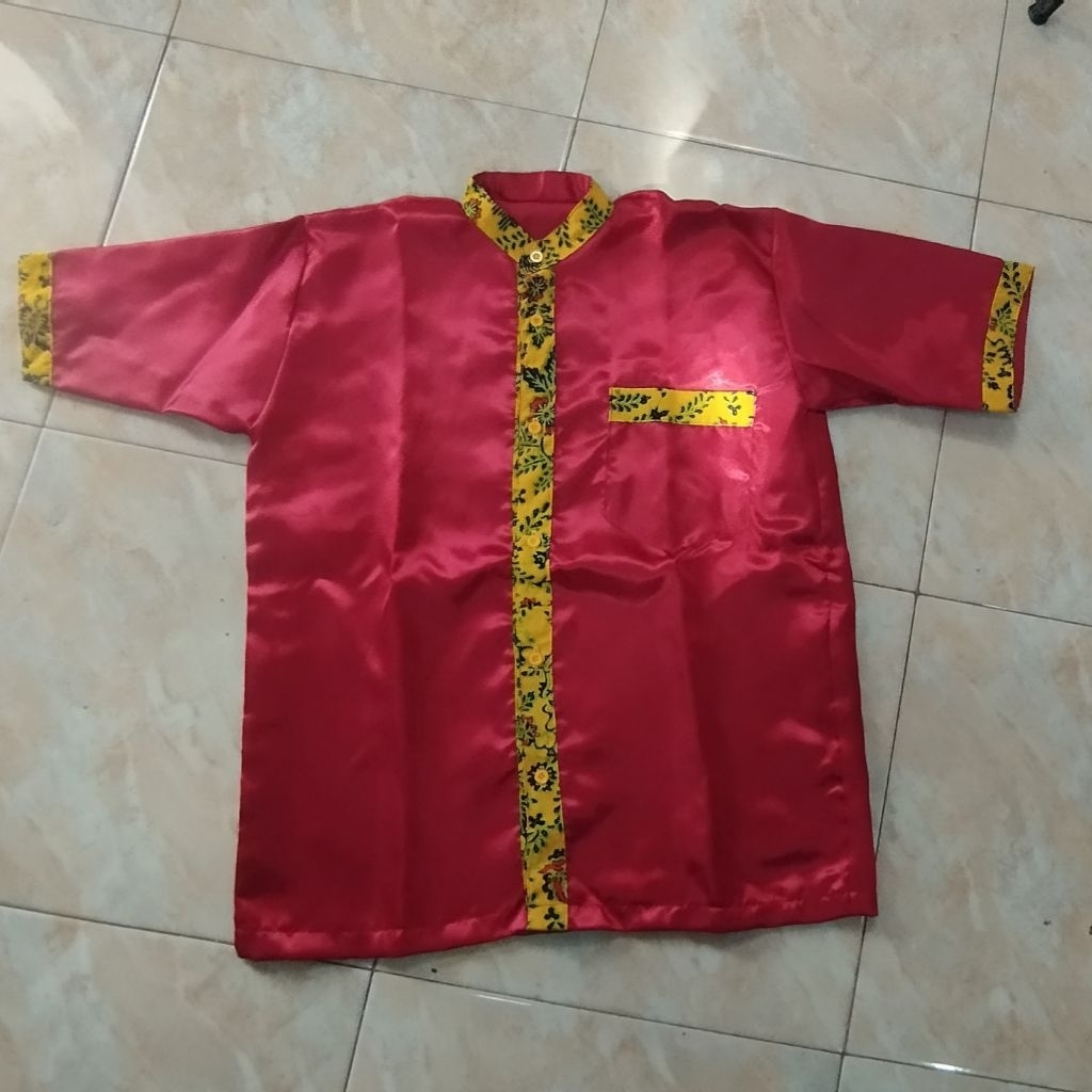 Baju Panjak Jaranan / Kostum Panjak Jaranan / Kostum Yogo | Maroon