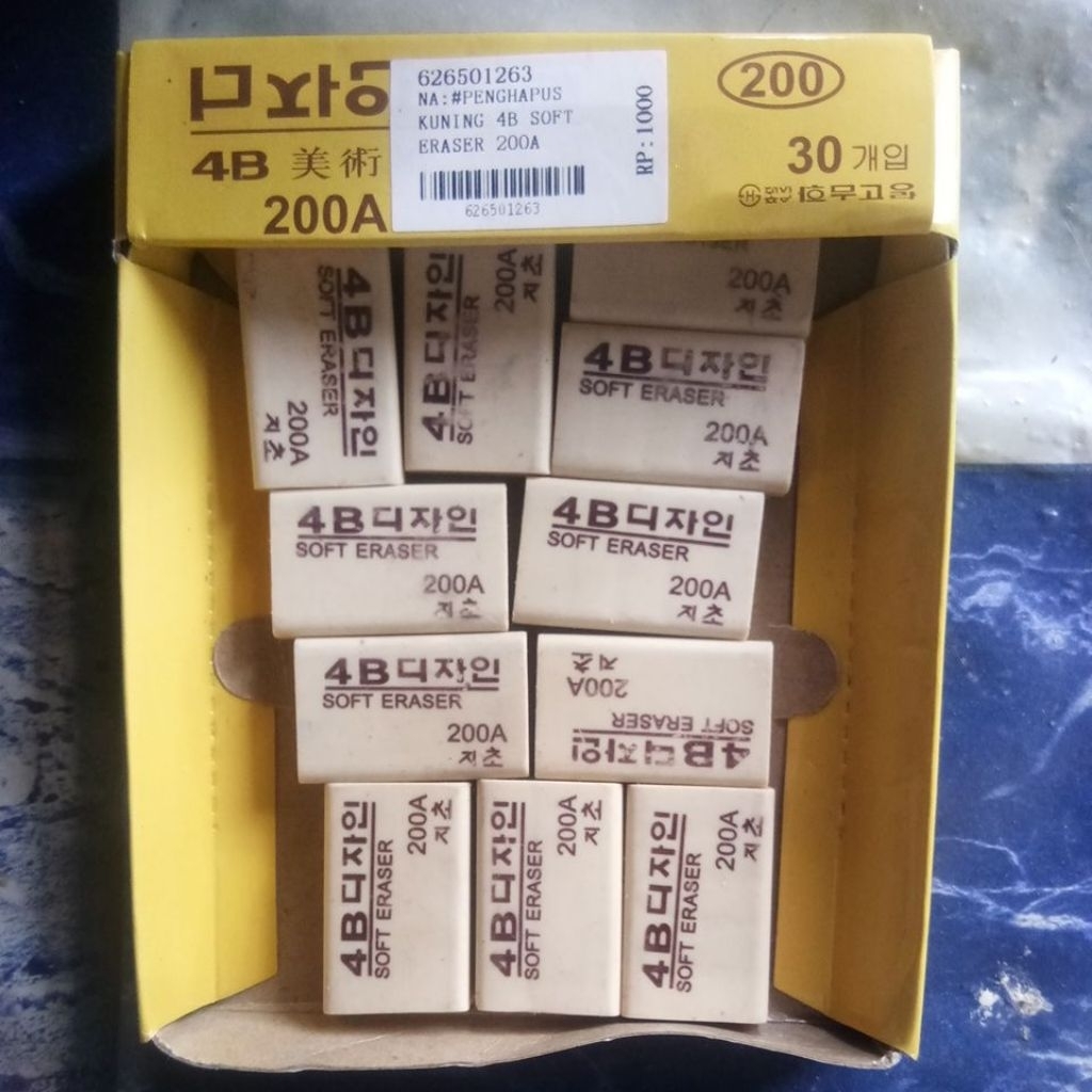 

Penghapus / soft eraser 4B