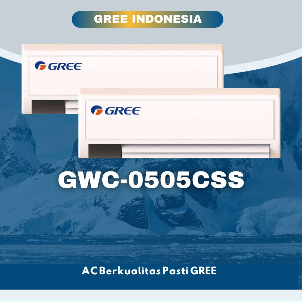 AC Gree Murah AC Gree GWC-0505CSS Combo Split Inverter 1/2pk dan 1/2pk