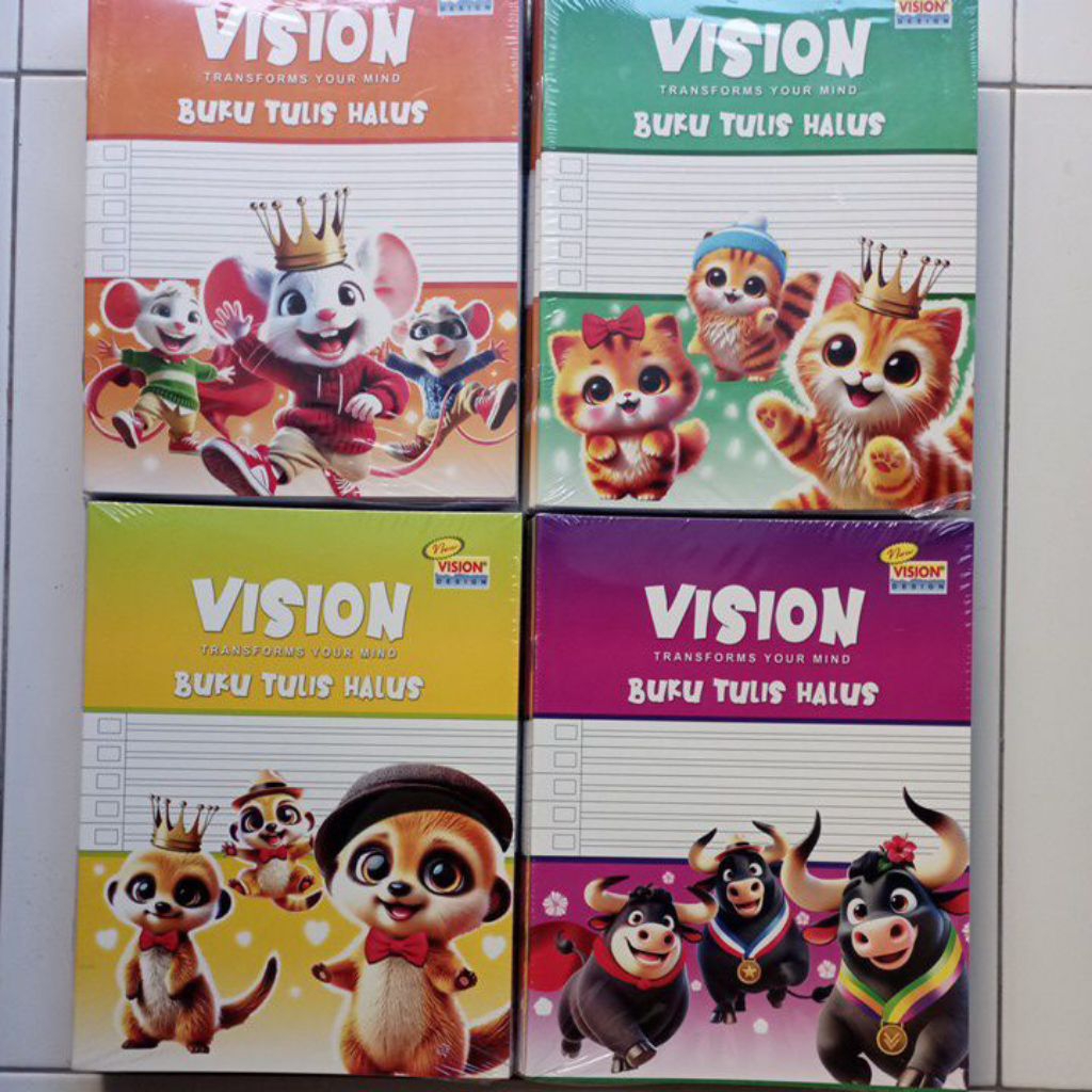 

buku tulis halus vision / buku tulis isi 10buku 38lembar / buku tulis sekolah / buku tulis / perlengkapan sekolah