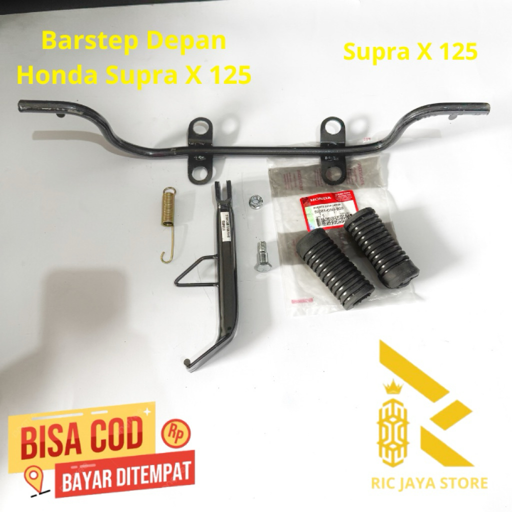 besi barstep step depan Supra x Supra fit lama karet step ORIGINAL HONDA