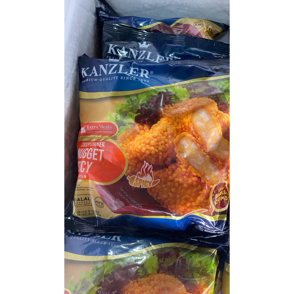 

Chicken Nugget Crispy Spicy Kanzler 450gr