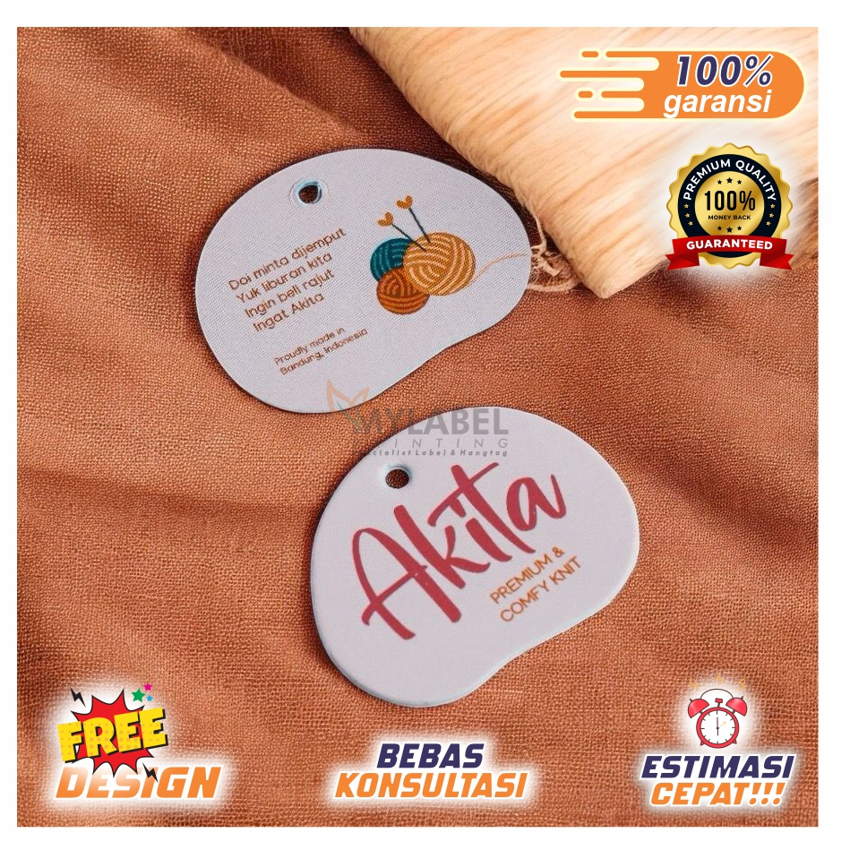 

( FREE DESIGN )HANGTAG LABEL /HANGTAG PREMIUM/HANGTAG CUSTOM/TAG BAJU/TAG AESTHETIC/ TAG ULANG TAHUN