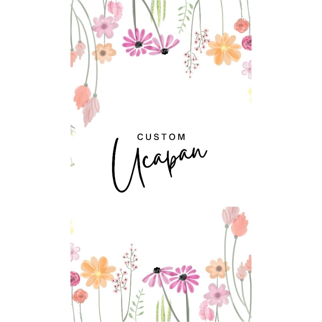 

Label Ucapan Custom