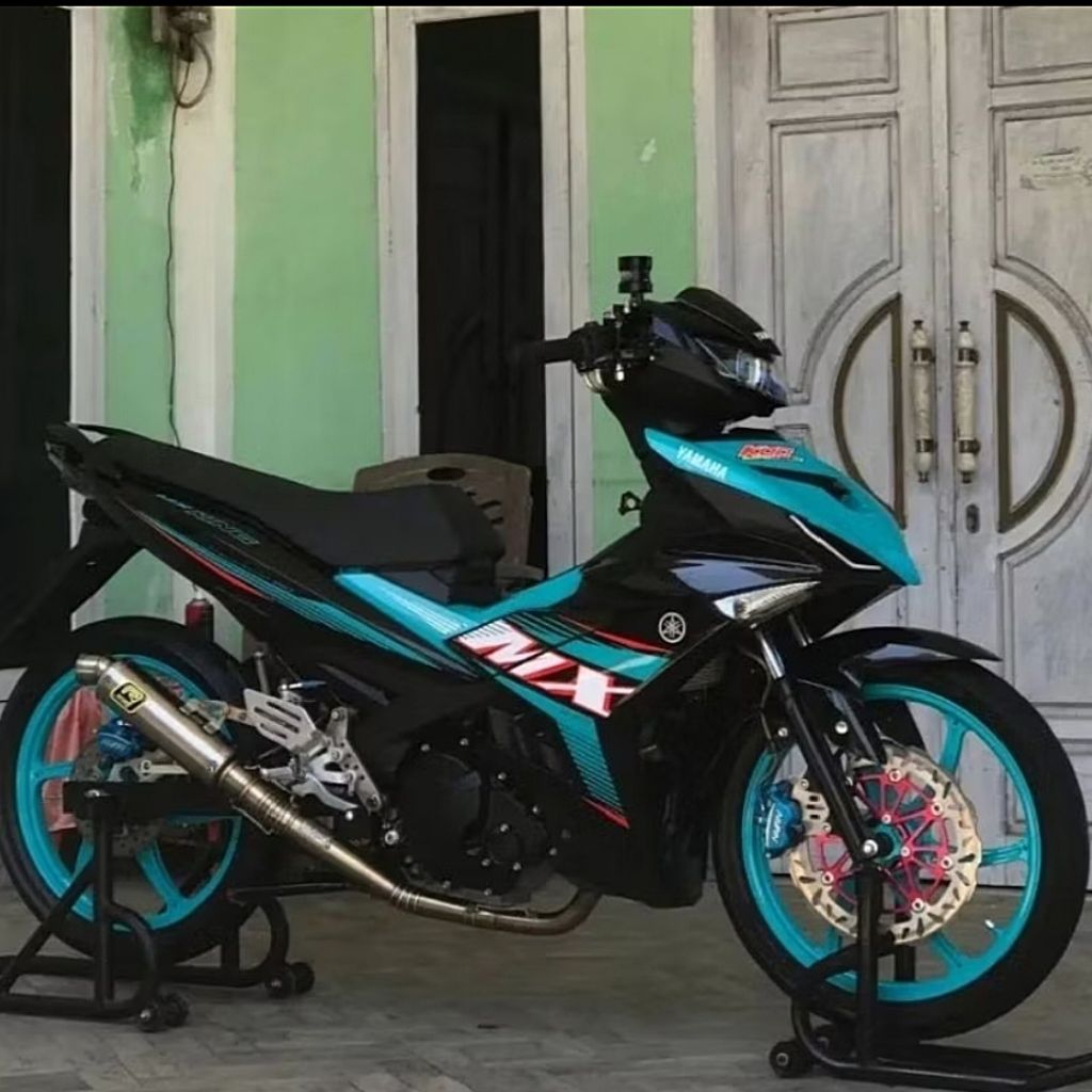(BISA COD) STRIPING YAMAHA MX KING 2023 2024 HIJAU TOSCA STICKER JUPITER MX KING TOSCA 2023 2024 STR
