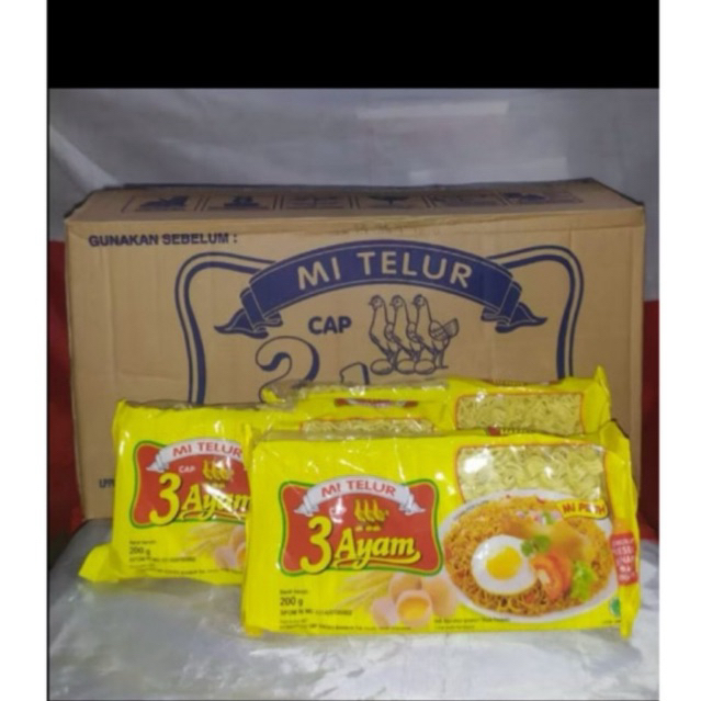 

mie telur / mie bakso / mie cap tiga ayam