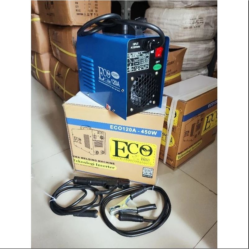 Rhino ECO MMA 120 A Mesin Las Listrik Rhino MMA 120A 450 Watt Travo Las Inverter