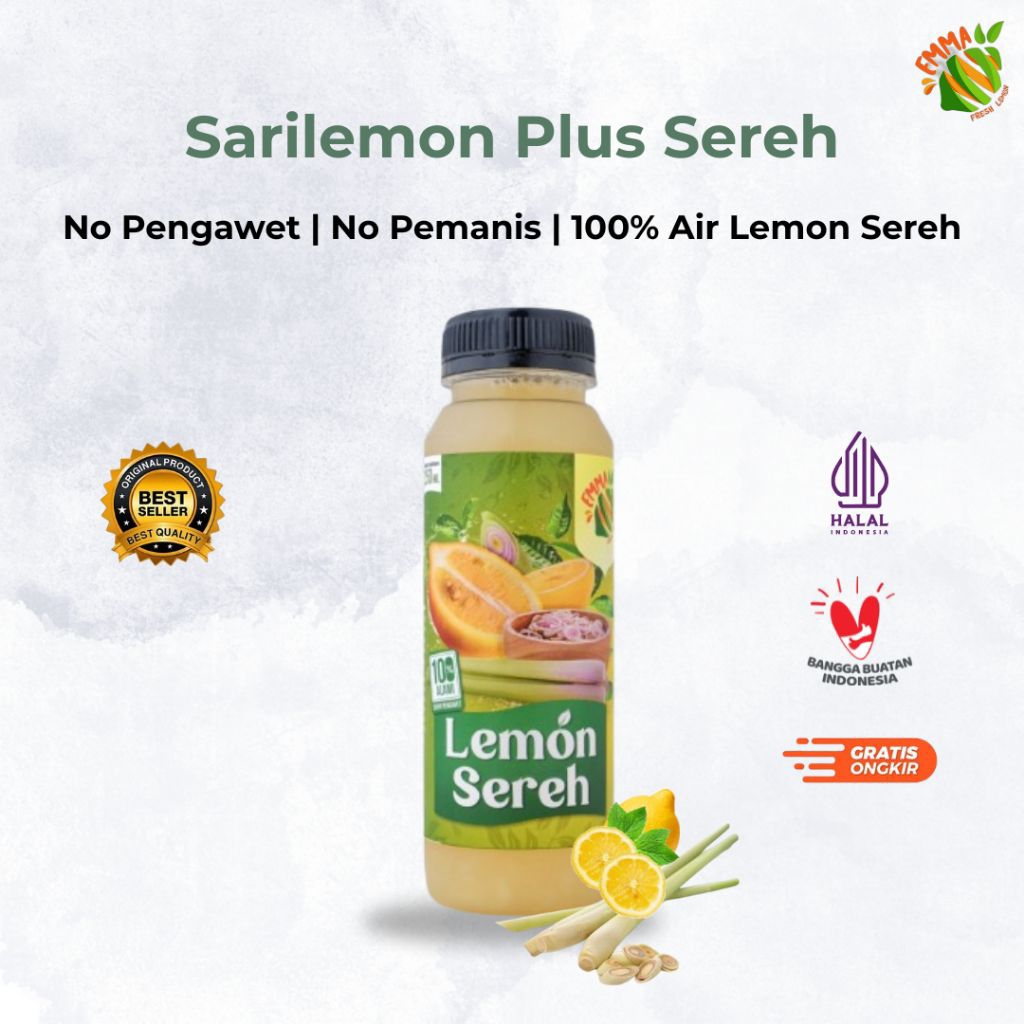 

Sarilemon Sereh Asli - Autoimun Kolesterol Lancar Haid | 16x minum | by EmmaFreshLemon