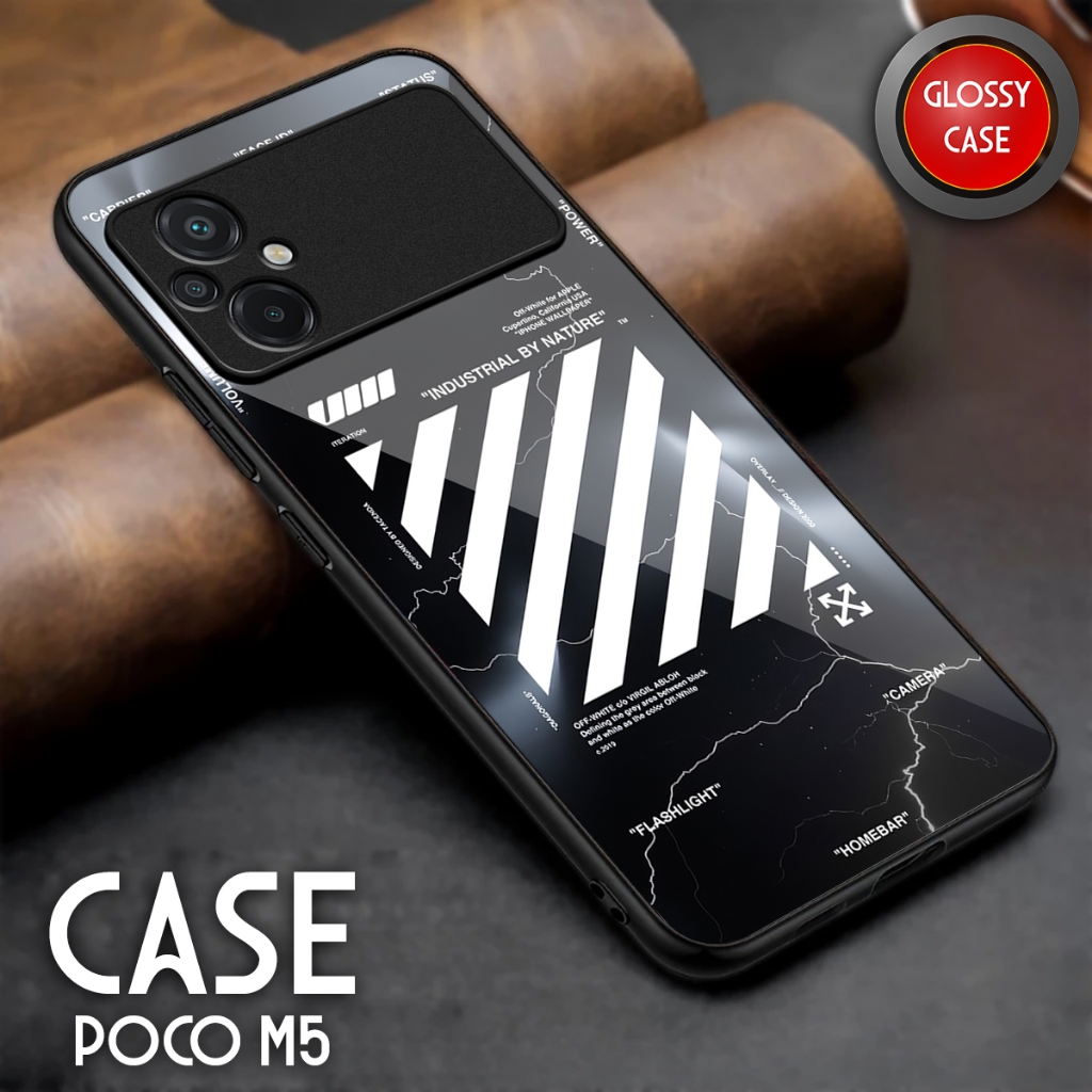 Softcase Poco M5 - Casing Hp Poco M5 - Case Kaca Glossy - Kesing Hp Poco M5 - Softcase Sublime Akses