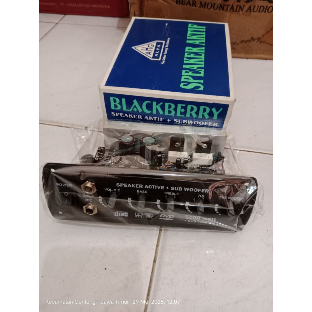 KIT BLACKBERRY SPEAKER AKTIF 150WATT