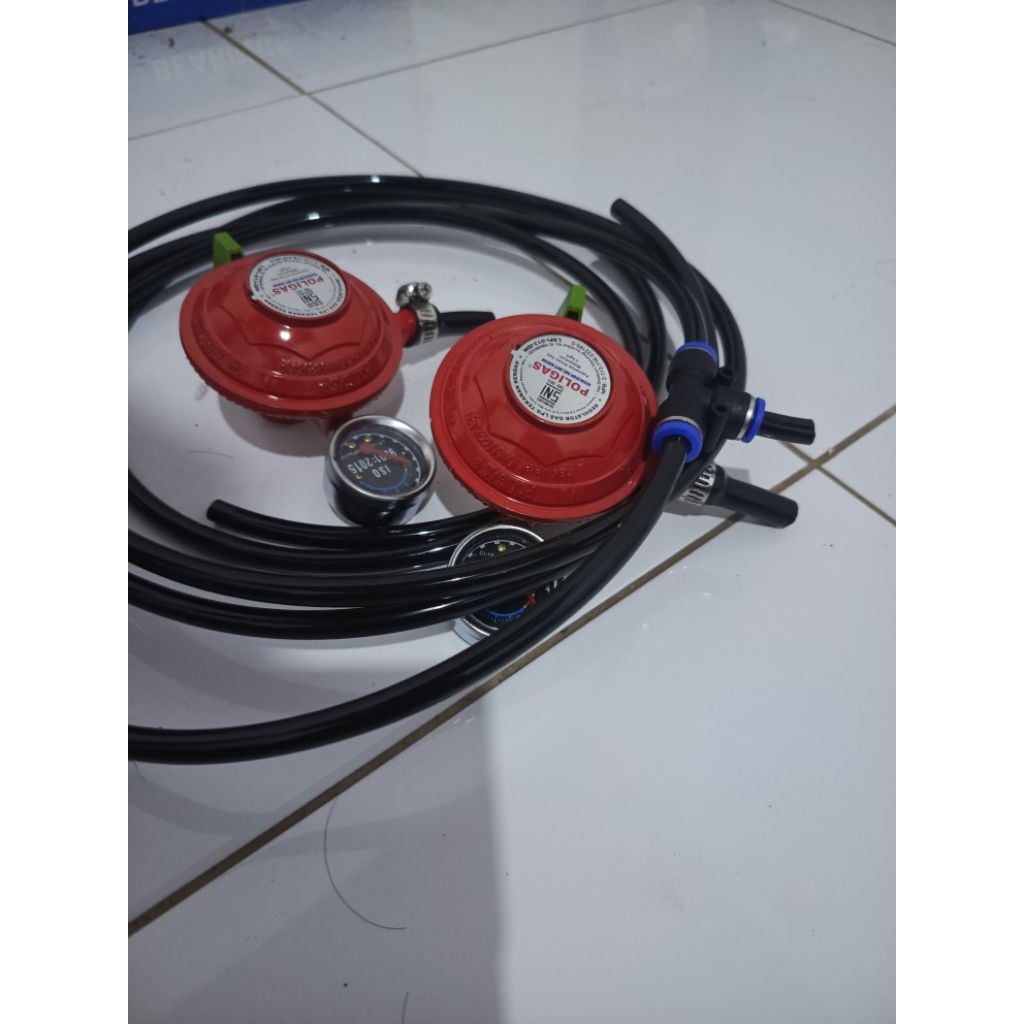 alat pengganti BBM ke BBG untuk 2 tabung gas lengkap full set siap pakai