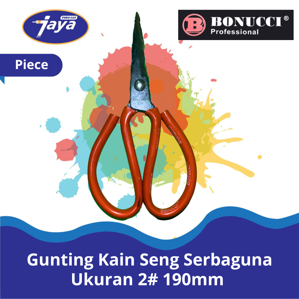 

Gunting Kodok 19 cm bonucci gunting kain 19cm gunting jahit serbaguna
