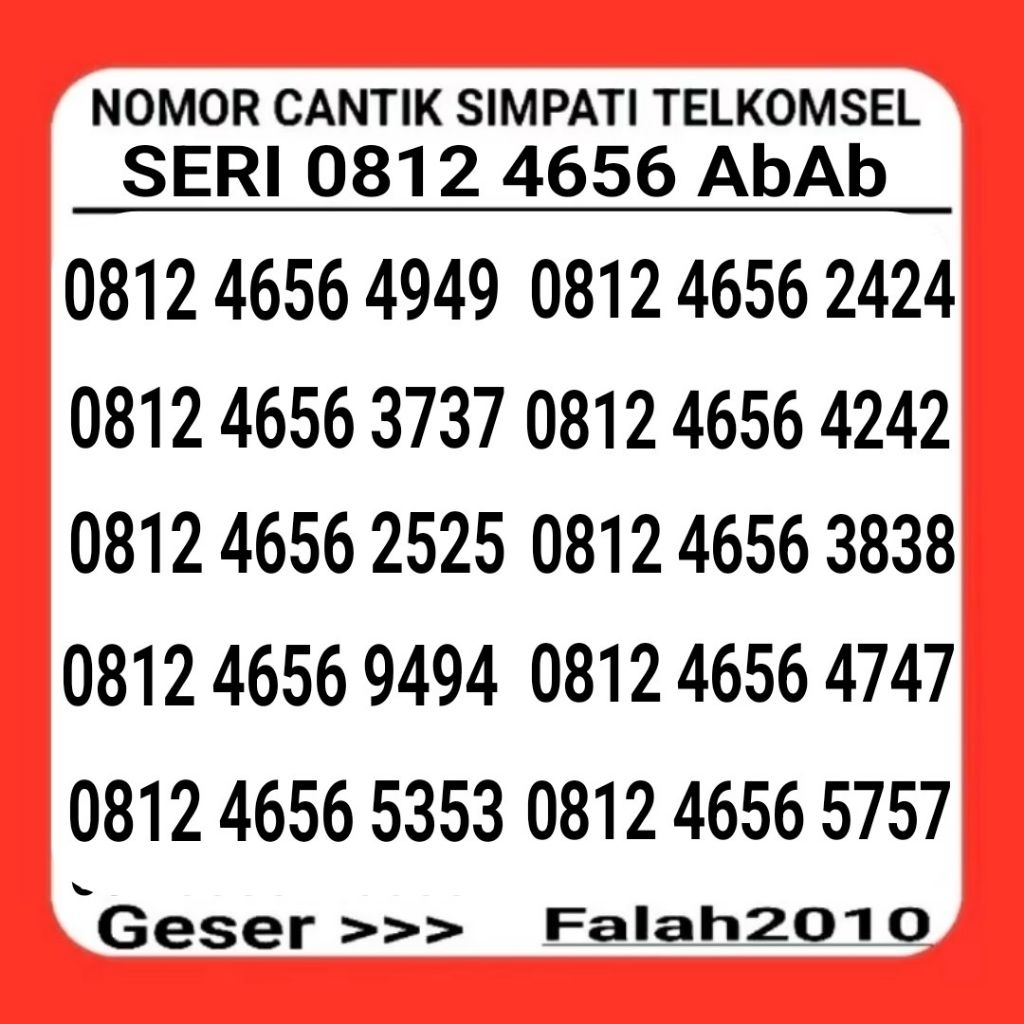 NOMOR CANTIK SIMPATI TELKOMSEL KARTU PERDANA CANTIK SIMPATI TELKOMSEL TRIPLE 777,888,999 dan 5757 58