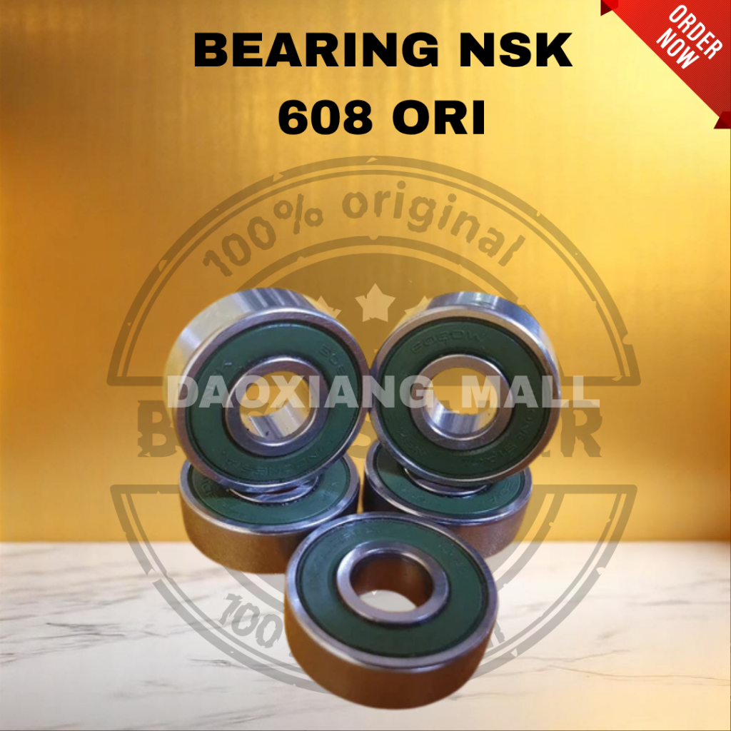 BEARING NSK 608 UNTUK MESIN CUCI, KIPAS, RODA, DINAMO KIPAS ANGIN