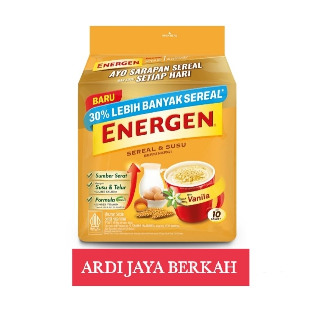 

Energen Renceng 10 Sachet rasa Vanilla 34g