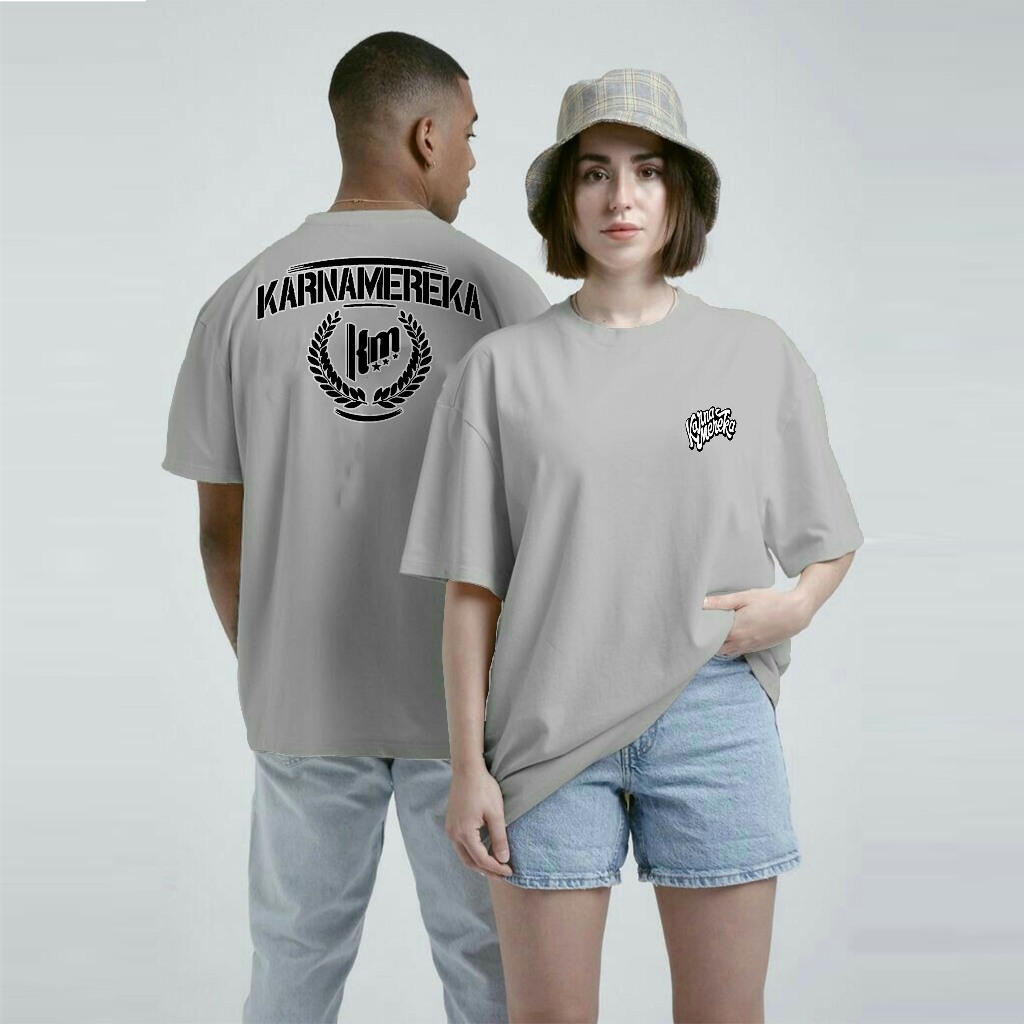 Kaos Distro Pria KARNA MEREKA BAND Tshirt Music Pop Punk Bahan Cotton Combad 24s