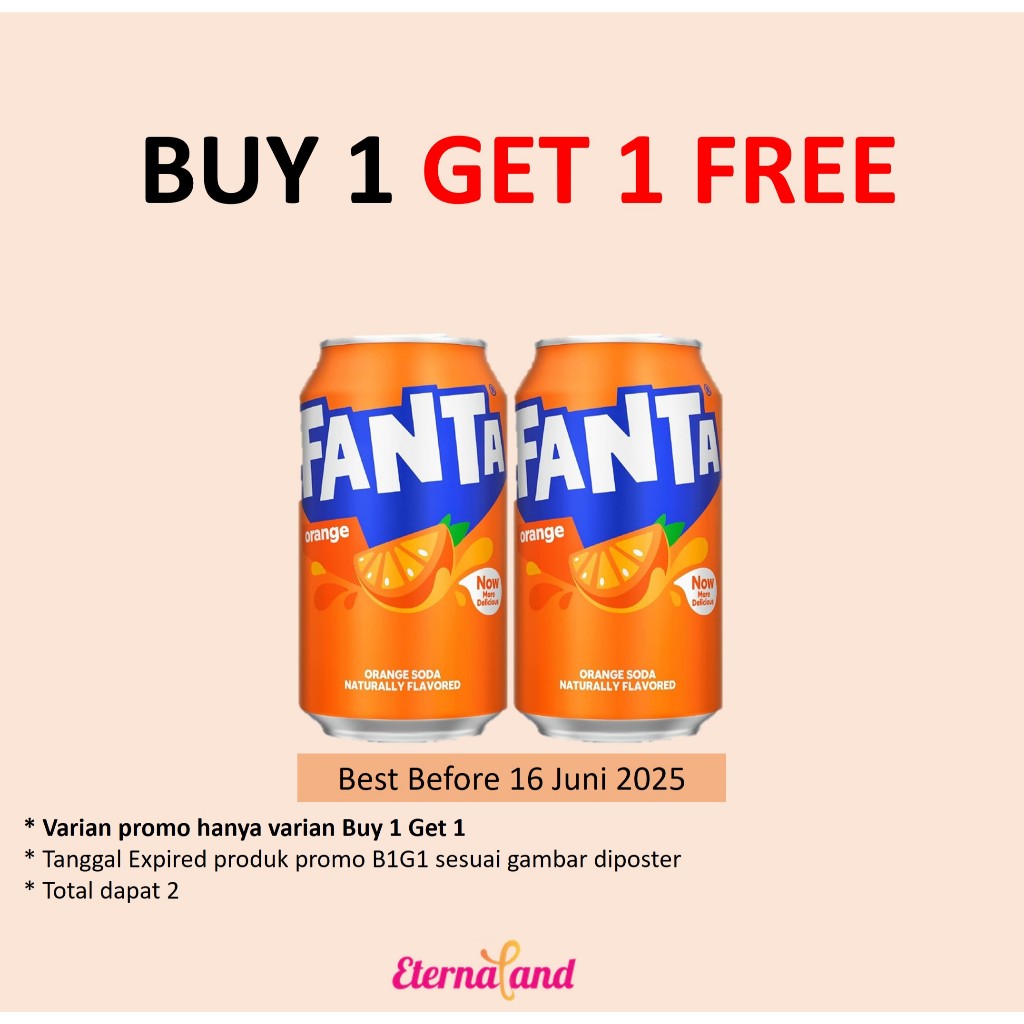 

Fanta Soda Drinks - minuman beraneka rasa impor USA