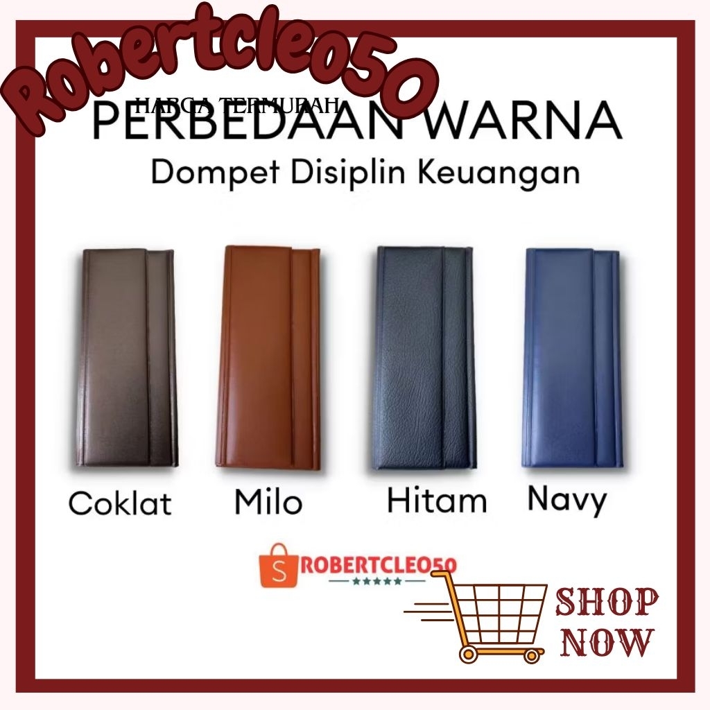 Dompet Disiplin Polos Mini Wallet 32 Slot Uang Simpel Viral Terbaru Organizer Keuangan