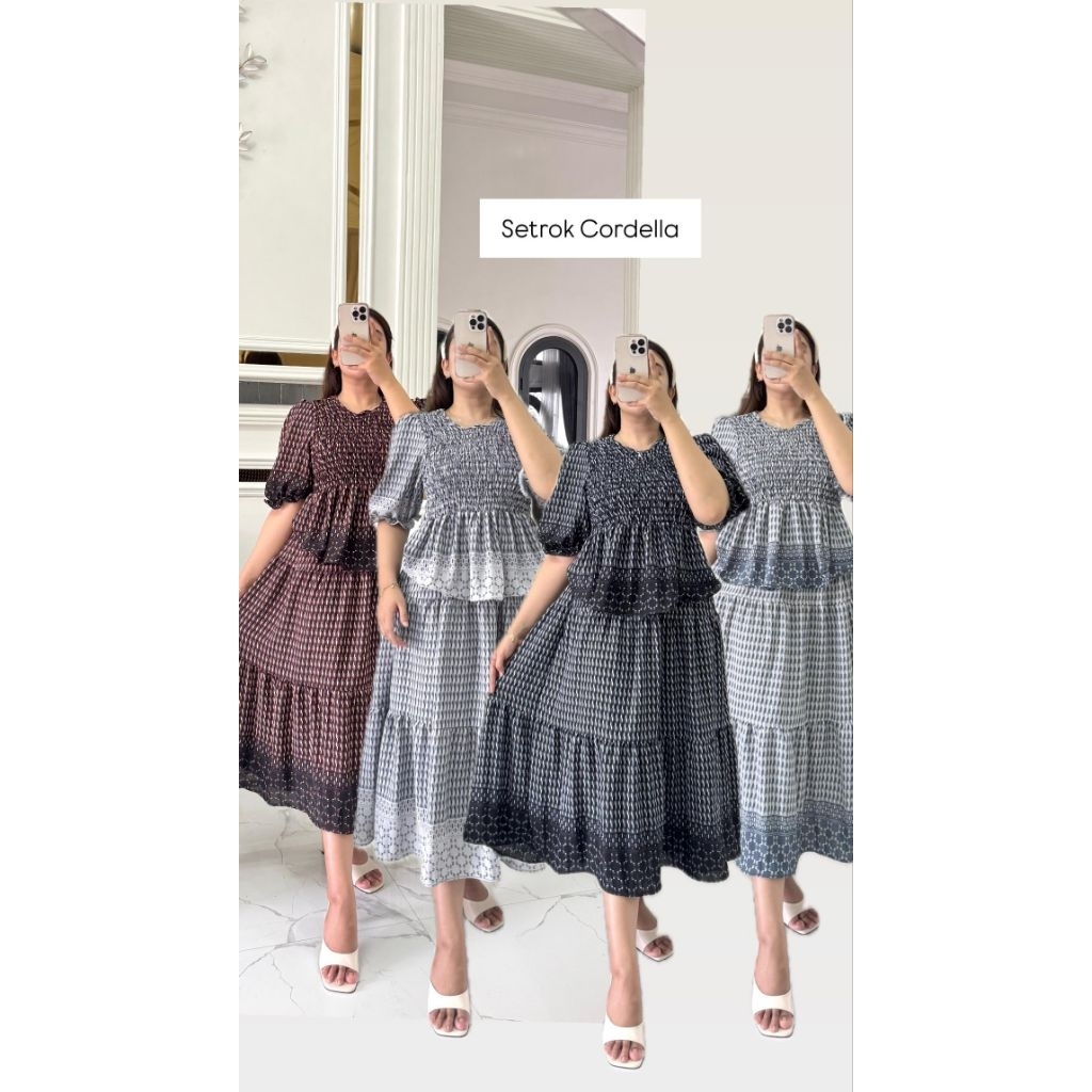 SETROK CARDELA ORY ANNISA FASHION/LADDY ONE SET ANNISA FASHION
