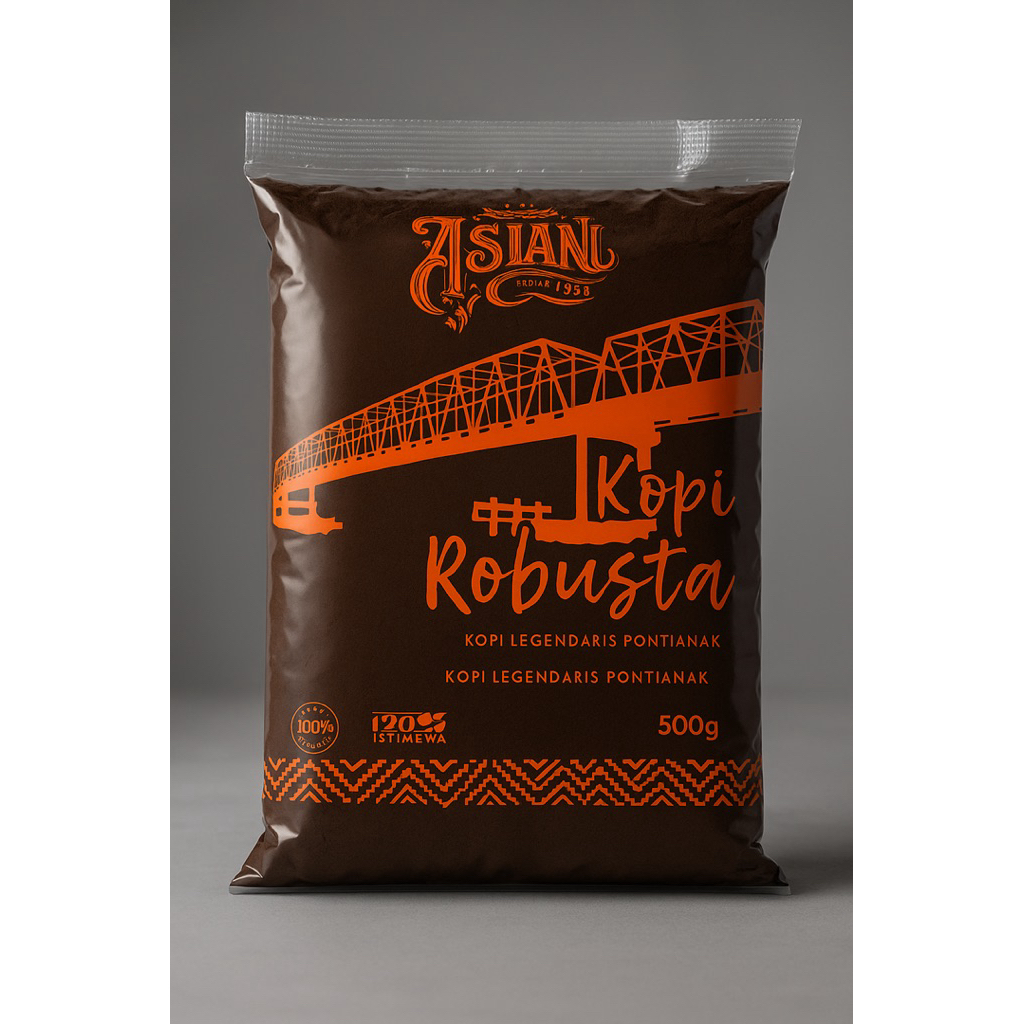 

Kopi Bubuk Asiang Khas Pontianak 500 gram
