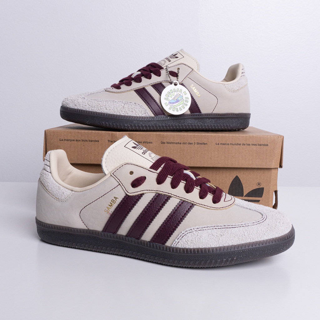 Sepatu Casual OG Wonder White Maroon (Women's)