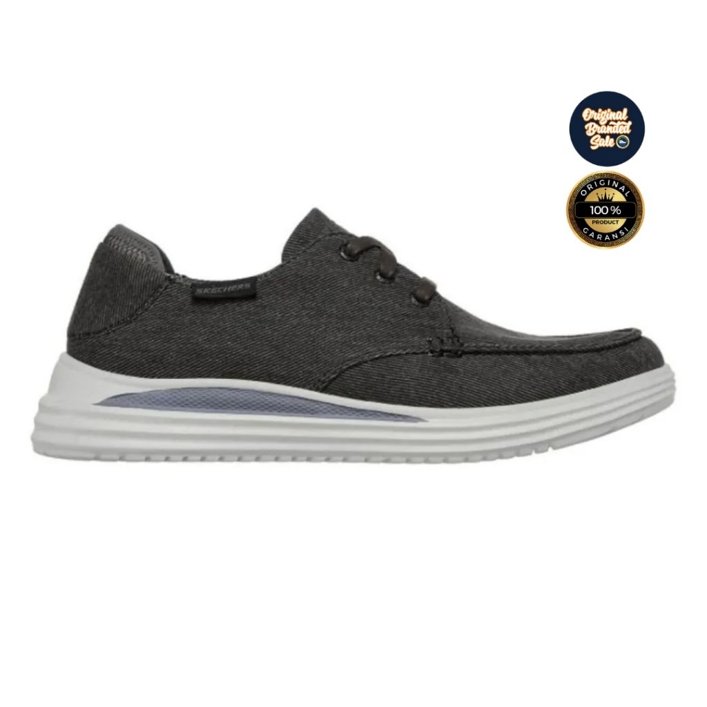 ORIGINAL GARANSI SEPATU SKECHERS PROVEN FORENZO BLACK SIZE 45,5