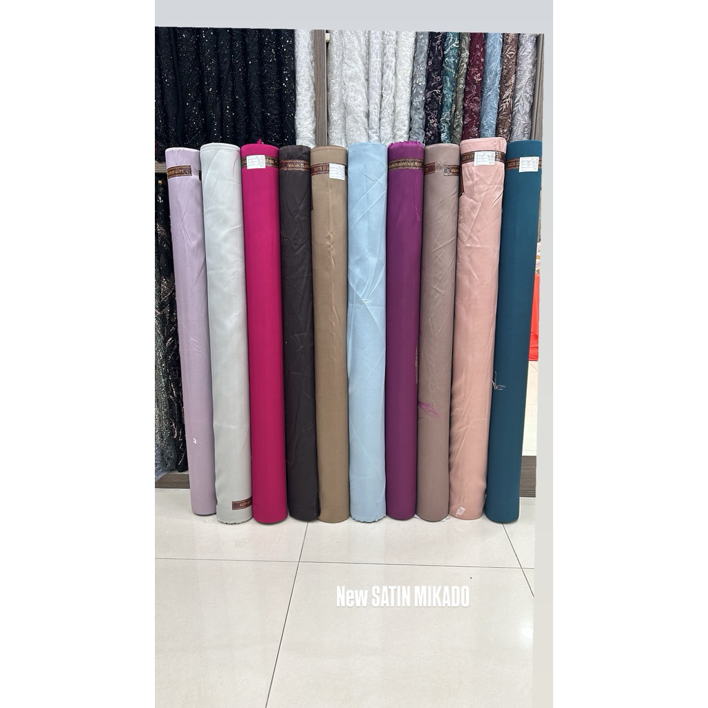 Satin Mikado/Bahan Mikado/Kain Mikado/Mikado