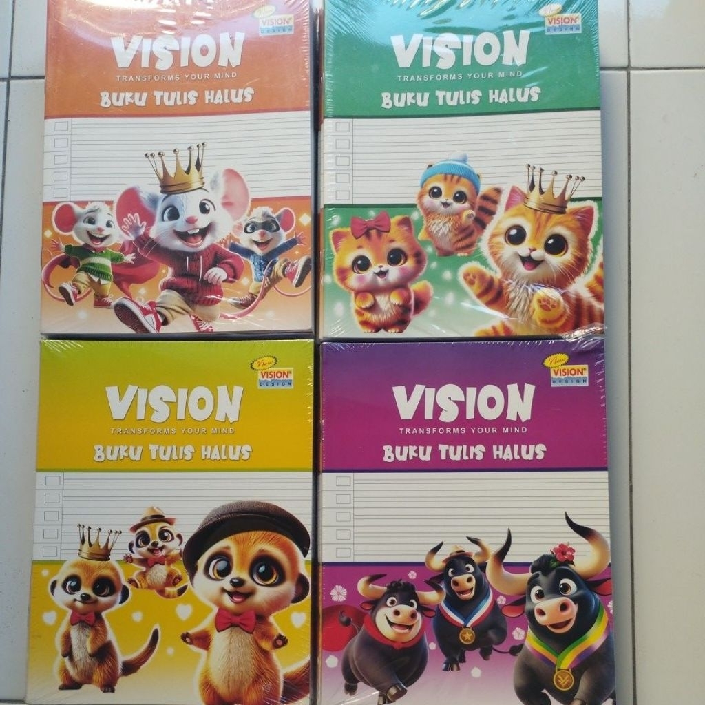 buku tulis halus / buku tulis vision 38lembar 10buku / buku tulis / buku tulis sekolah / perlengkapa