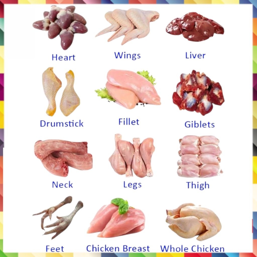 

Ayam Broiler Potong / Ayam Segar Hati Ampela Paha Dada Kulit Ceker Tulang Ampela Ayam Sentosa Sayur Pontianak