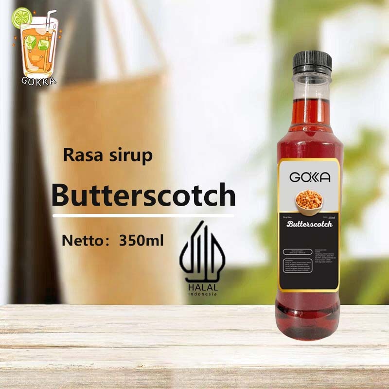 

GOKKA Syrup Butterscotch / Sirup Butterscotch 350ml