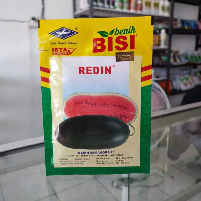 Benih Bibit Buah Semangka F1 REDIN 20gr Cap Kapal Terbang